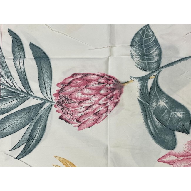 Sale Active King Size Glace Cotton Bedsheet Set with 2 Pillow Covers - Floral Print Sale Active King Size Glace Cotton Bedsheet Set with 2 Pillow Covers - Floral Print